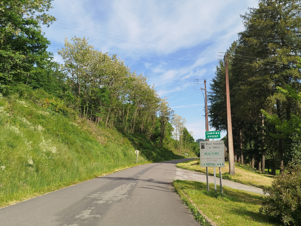 arrivee Camping de Beaufort